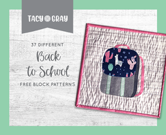 Back to School with 37 Free Quilt Block Patterns