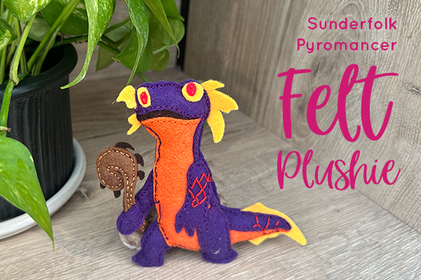 Pyromancer Felt Plushie - Free Pattern