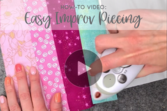 Easy Improv Piecing for All Your Scraps - Video