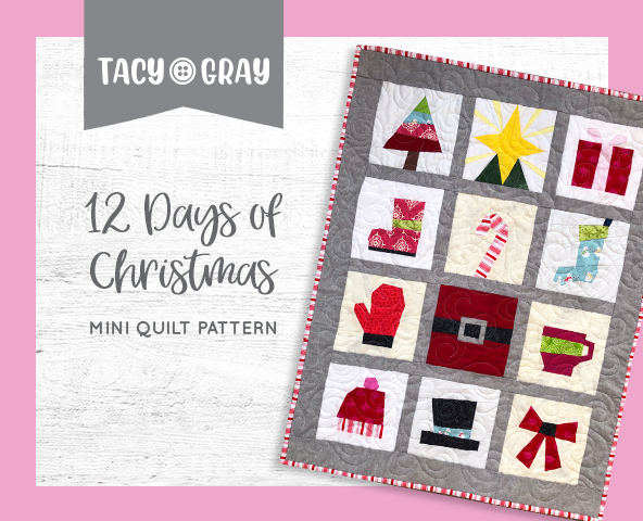 12 Days of Christmas Mini Quilt Pattern