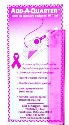 Add-a-Quarter Ruler
