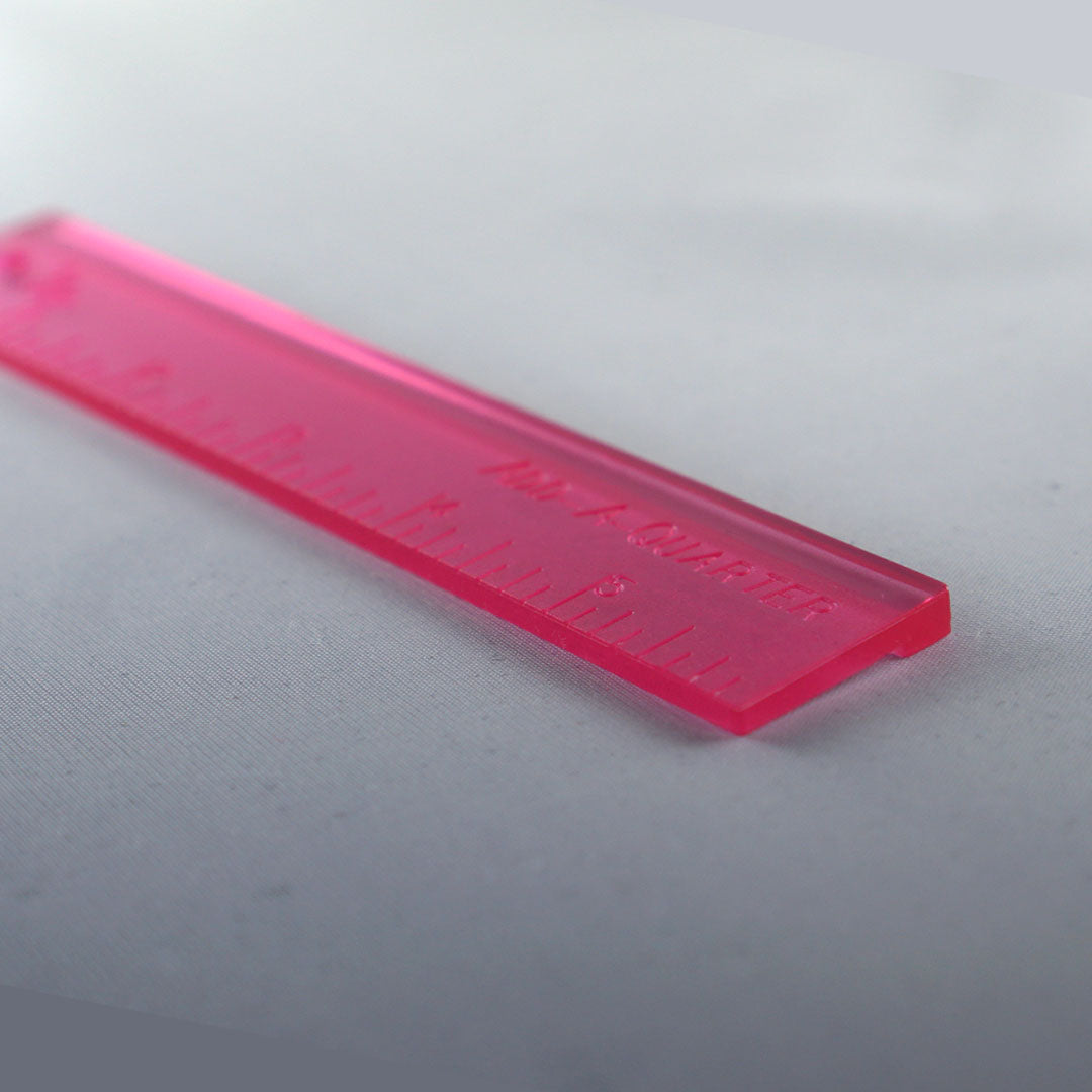 Add-a-quarter ruler PLUS 6 inch Pink – Sugaridoo