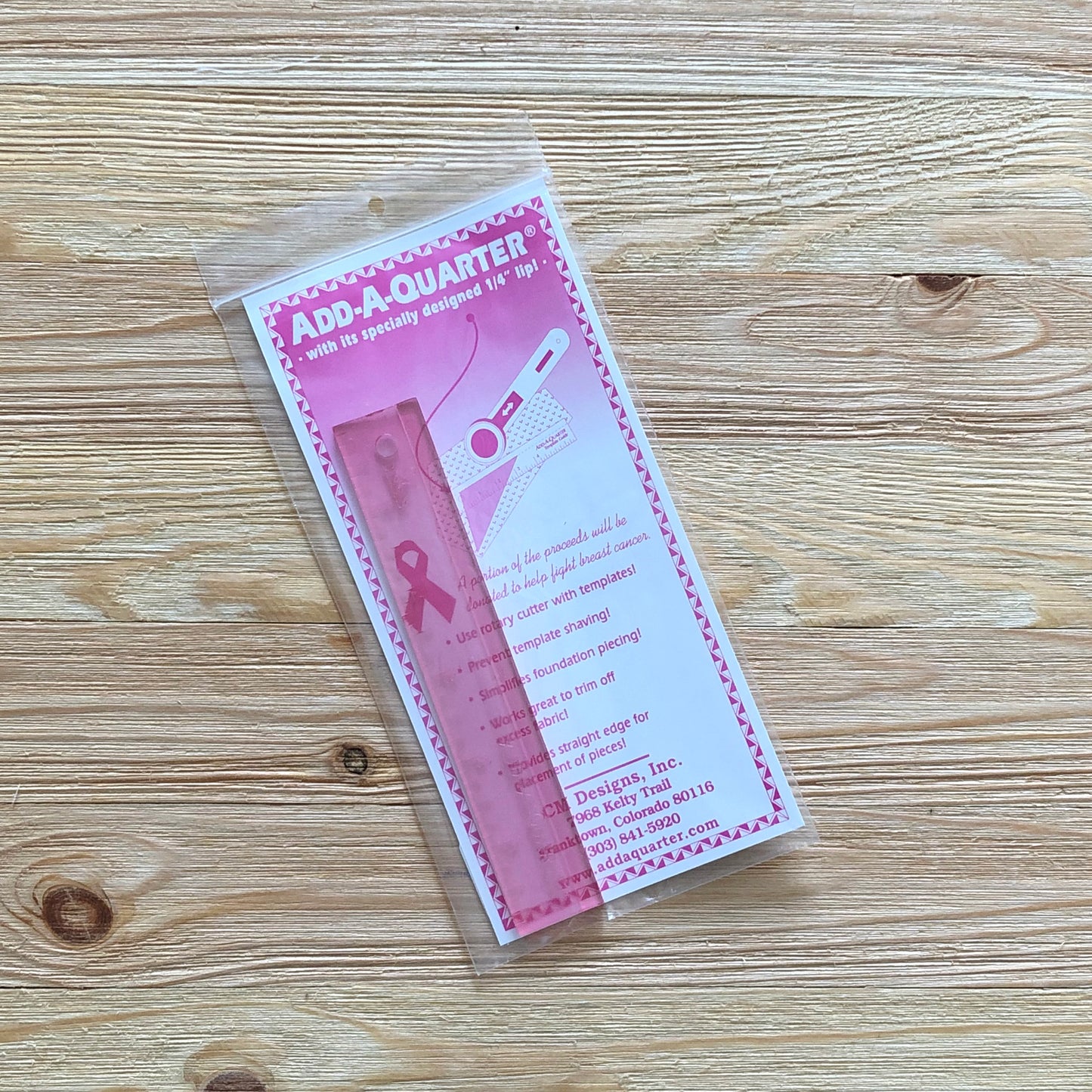 Add-a-Quarter Ruler
