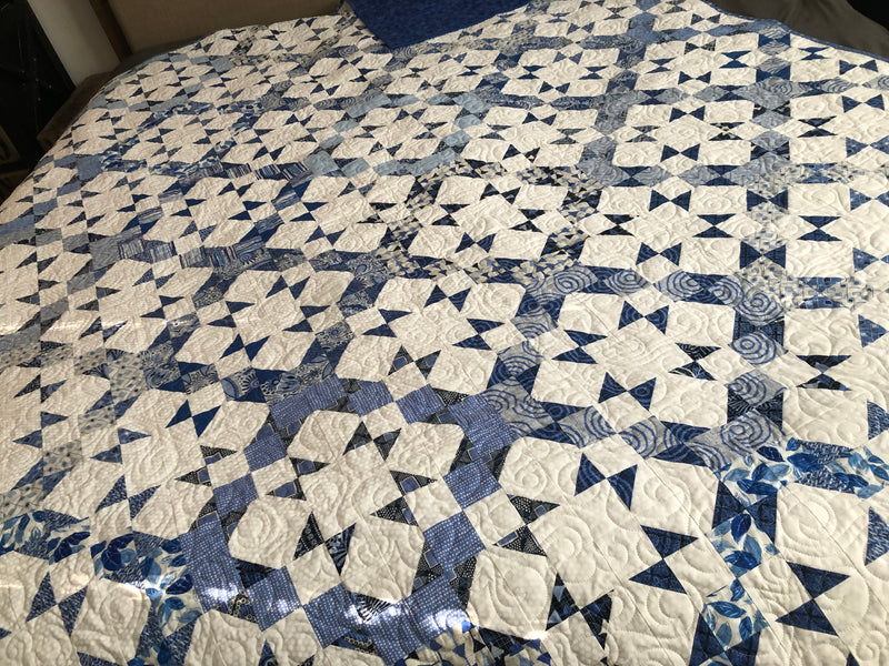 Leftover Night Scrappy Quilt Pattern