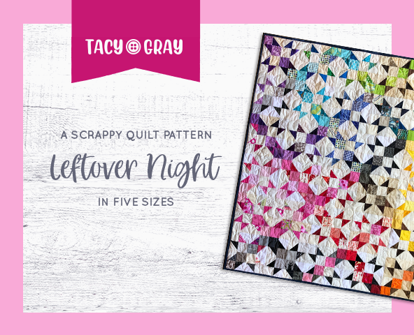 Leftover Night Scrappy Quilt Pattern