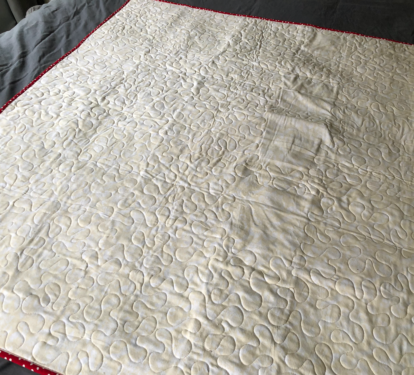 Upcycled Throw Quilt: Red Buffalo Plaid